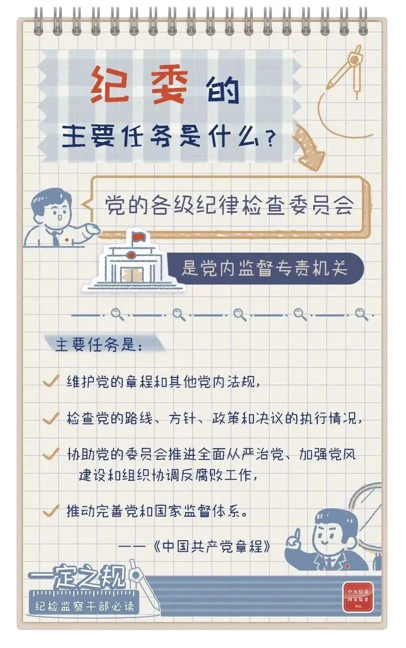 一定之规：纪委的主要任务是什么？